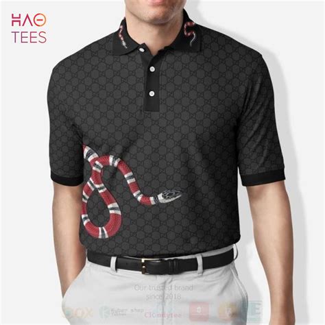 red gucci polo snake|Gucci polo brown thomas.